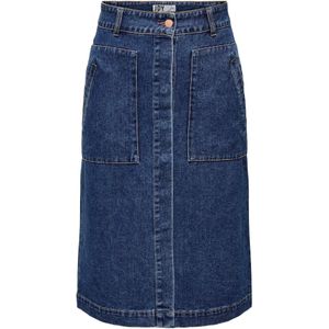 JDY - Olivia - Spijkerrok - Lang - Denim - Knoopsluiting