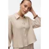 Vmnatali - Overhemd - Cropped - 3/4 Mouwen - Loose Fit