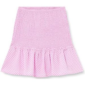 NAME IT Nlfeckali Rok voor meisjes, Lila chiffon/checks: checks, 170 cm
