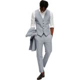 Selected - Liam - Vest - Zwart - 63% Gerecycled Polyester, 31% Viscose, 6% Elastaan