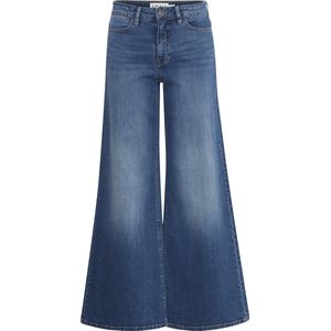 Ichi Jeans Ihtwiggy Wide 20119022 19037 Medium Blue Dames Maat - W31