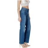 Ichi, Dames, Jeans, Blauw, Maat: W25 L32 Katoen,