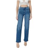 Ichi, Dames, Jeans, Blauw, Maat: W25 L32 Katoen,