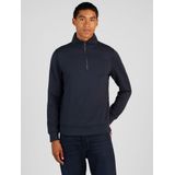 Casual Friday - Sebastian - Sweatshirt - Donkerblauw - Halve Rits