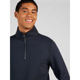 Casual Friday - Sebastian - Sweatshirt - Donkerblauw - Halve Rits