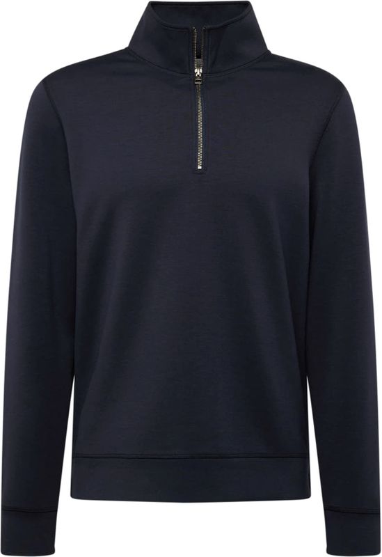 Casual Friday - Sebastian - Sweatshirt - Donkerblauw - Halve Rits