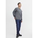 Blend Gemêleerde Fijngebreide Trui BHBruton Dress Blues