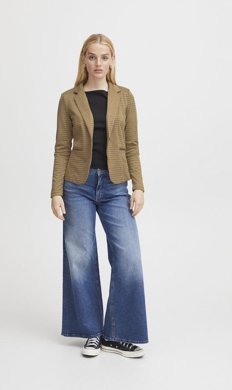 ICHI Blazers 'Kate'  indigo / sepia / lichtbruin