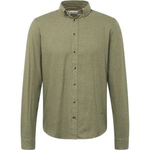 Burley - Overhemd - Effen - Katoen - Lange Mouw - Regular Fit