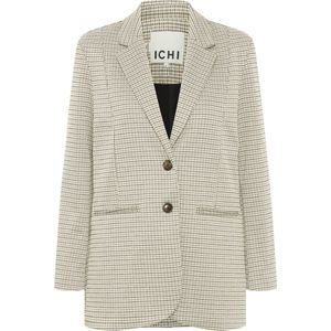ICHI Ihkate Cameleon Oversized Blazer voor dames, 130907/Sandshell, S
