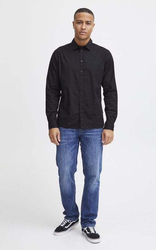 BLEND - Overhemd - Zwart - Lange Mouw - Regular Fit