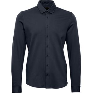 Casual Friday CFARTHUR LS BU - Heren Overhemd - Jersey - Blauw - Katoen