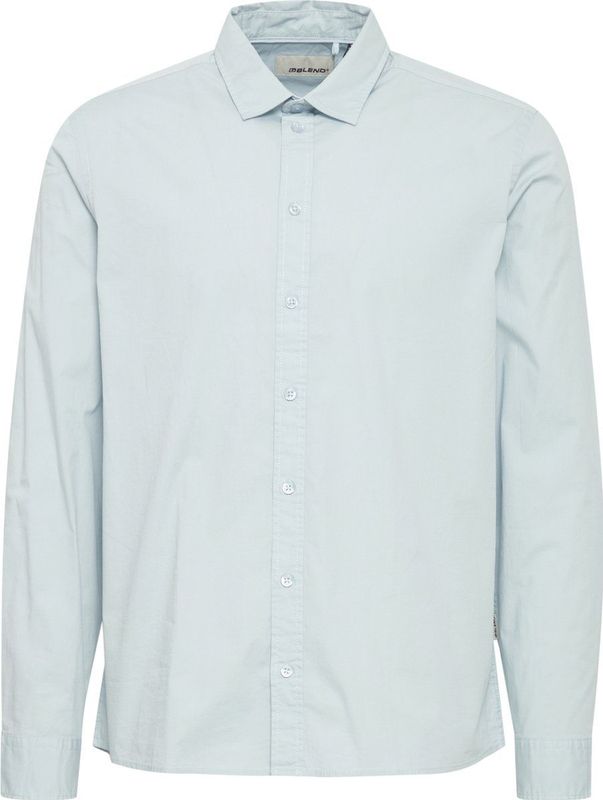 Overhemd - Effen - Katoen - Lange Mouw - Regular Fit