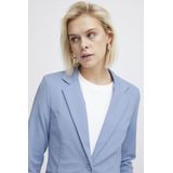 ICHI Rechtvallende Blazer Lichtblauw