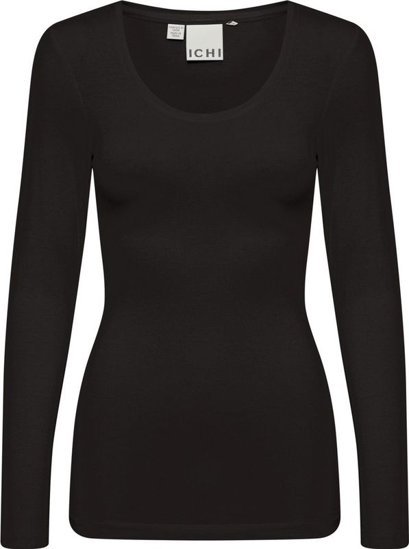 Ichi - Zola Plain - T-shirt - Dames - Lange Mouwen