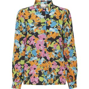 Ichi - Ganava - Dameshemd - Regular Fit - 51% Viscose (LENZING™ ECOVERO™), 49% Viscose