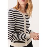 Part Two - Cardigan - Veelkleurig - 100% Katoen - Zachte Streep