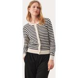 Part Two - Cardigan - Veelkleurig - 100% Katoen - Zachte Streep