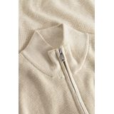 Matinique - Lagoon - Gebreide Herenpullover - Blauw - Katoenmix