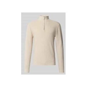 Matinique - Lagoon - Gebreide Herenpullover - Blauw - Katoenmix