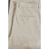 Casual Broek - Offwhite - Regular Fit