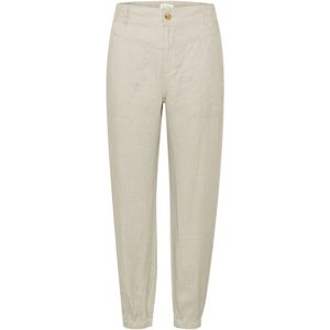 Pantalon - Met Elastische Tailleband - Voor- en Achterkant Zakken - Ritssluiting en Knoopsluiting