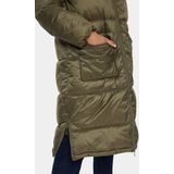 Jas - Kalamata Olive - Regular Fit - Midi Lengte - Lange Mouwen