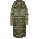 Jas - Kalamata Olive - Regular Fit - Midi Lengte - Lange Mouwen