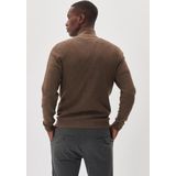 Matinique - Z Trui - Bruin - Halve Zip - Zachte Stof