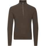 Matinique - Z Trui - Bruin - Halve Zip - Zachte Stof