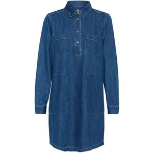 Part Two - Stinepw Dr Kjoler 30308572 - Denim Jurk - Blauw