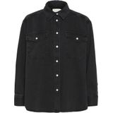 Blouse - Denim - Collette - Klassieke Blouse - Lange Mouw - Effen