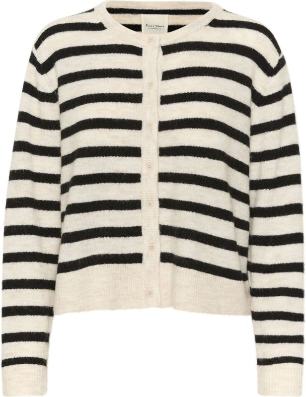 Vesten - Linika - Gebreid Vest - Gestreept - Losse Pasvorm