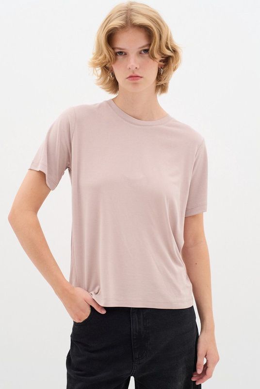 T-shirt Regular fit Clay beige