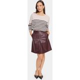 Saint Tropez - Oversized Trui - Gestreept - Ronde Halslijn - 3/4 Mouwen