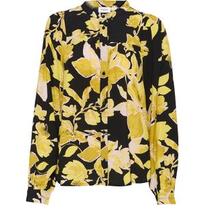 Saint Tropez - Blouse - Zwart - 100% Katoen - Lange Mouwen