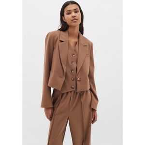 INWEAR Khailw Short Blazer Blazers Dames - Bruin - Maat 42