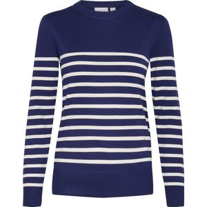 Saint Tropez - Gebreide Trui - Blauw - Viscose