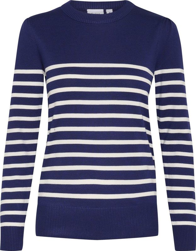 Saint Tropez - Gebreide Trui - Blauw - Viscose