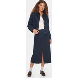 Denim rok Fitted Midnight Sail marine