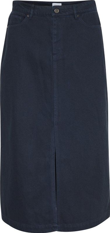 Denim rok Fitted Midnight Sail marine