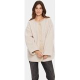 Tussenjassen - Loose Fit - Lange Mouwen - 100% Polyester - Zwart