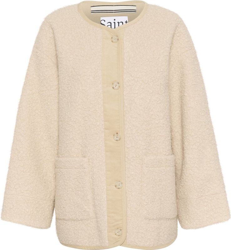 Tussenjassen - Loose Fit - Lange Mouwen - 100% Polyester - Zwart