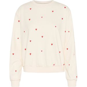 Saint Tropez - Sweatshirt Dames - Katoen - Kleur: Beige