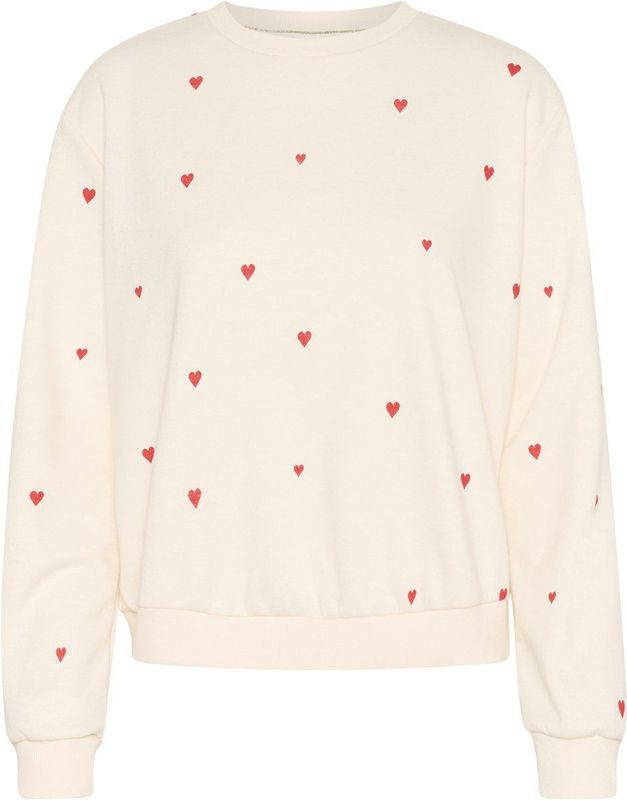 Saint Tropez - Sweatshirt Dames - Katoen - Kleur: Beige