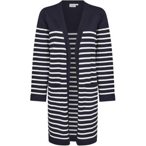 Vest Loose fit blue white