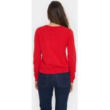 Vest - Effen - Knitwear - Ronde Hals - Lange Mouw - Normale Pasvorm