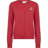 Vest - Effen - Knitwear - Ronde Hals - Lange Mouw - Normale Pasvorm