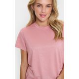 SAINT TROPEZ - Haga - T-shirt - Oudroze - Kwartmouw