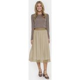 Rok Casual fit Plaza Taupe beige
